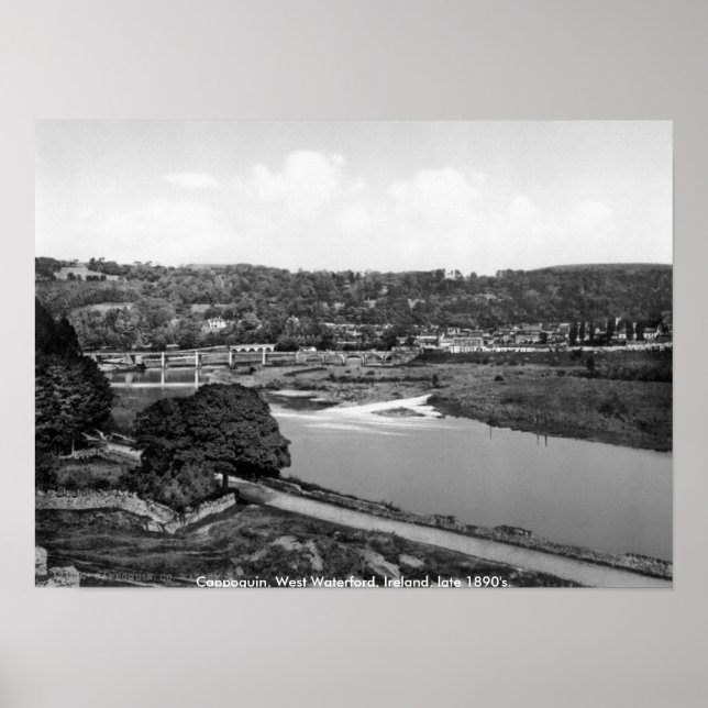 Irland, Cappoquin, West Waterford, Antique Print Poster (Vorne)