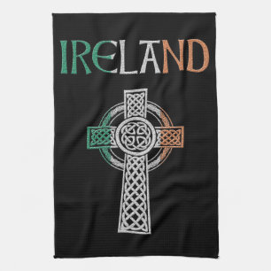Irland Celtic Cross Handtuch