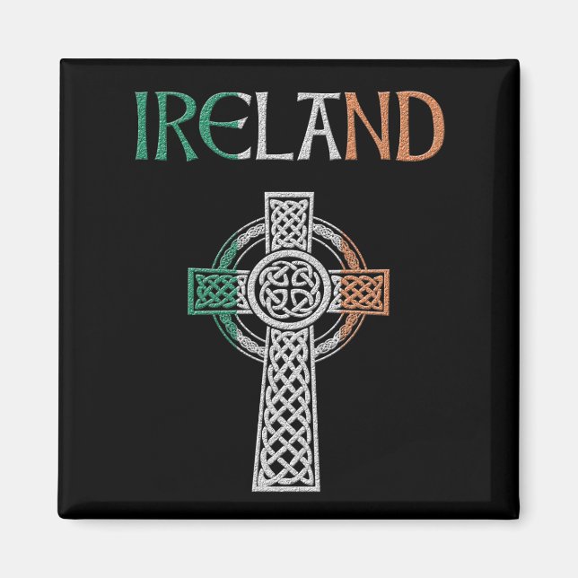 Irland Celtic Cross Magnet (Vorne)
