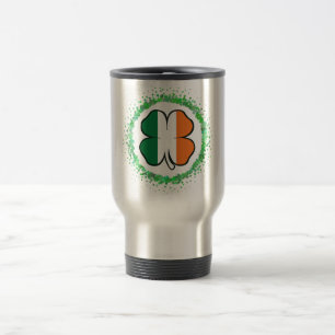 Irland Clover Saint Patrick's Day Reisebecher