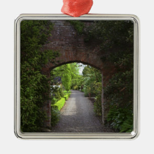 Irland, das Schloss Dromoland sehr grün Silbernes Ornament