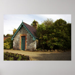 Irland, das Schloss von Dromoland mit seinen Wände Poster