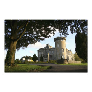 Irland, der Seiten Eingang vom Dromoland Castle. Fotodruck