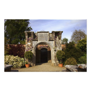 Irland, der ummauerte Garten von Dromoland Castle Fotodruck