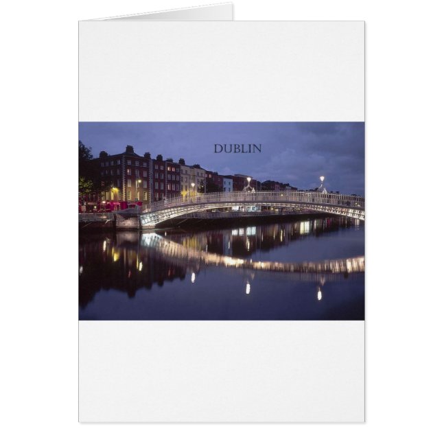 Irland Dublin Bridge night (St.K. (Vorne)