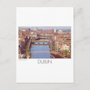 Irland Dublin River Liffey (St.K.) Postkarte