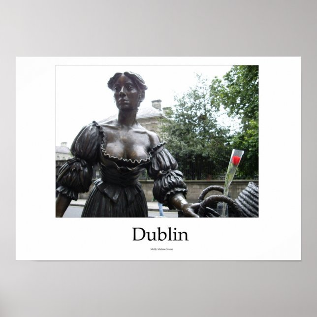 Irland (Dublin) - Statue Molly Malone Poster (Vorne)