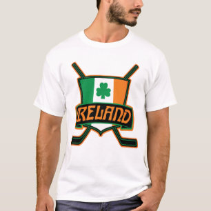 Irland-Eis-Hockey-T - Shirt mit Namen u. Zahl
