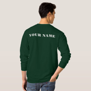 Irland Elegante: Personalisiertes Langschläfchen G T-Shirt