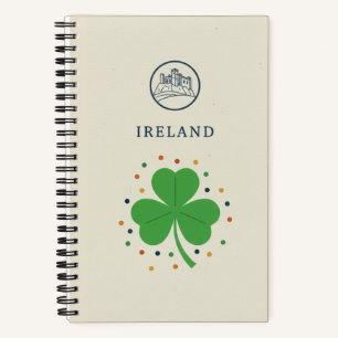 Irland Erbe & Shamrock Fotoarchiv Journal Notizbuch