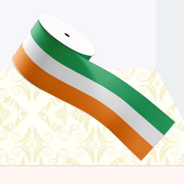 Irland, Fahne farbbänder, Tricolor, Irland Satinband (Von Creator hochgeladen)