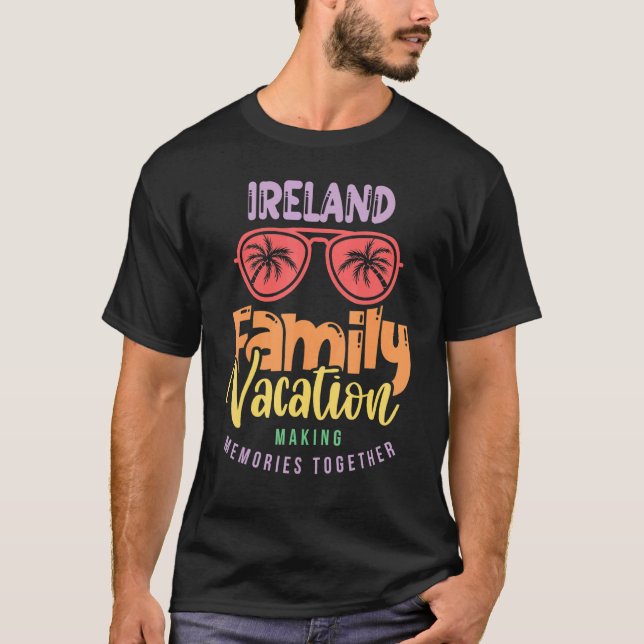 Irland Familienurlaub Matching Outfit T-Shirt (Vorderseite)