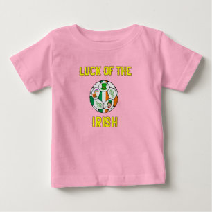 Irland Flag Fußball-Ball - Glück der Iren Baby T-shirt