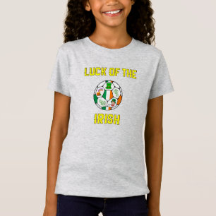 Irland Flag Fußball-Ball - Glück der Iren T-Shirt