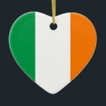 Irland Flag Heart Ornament<br><div class="desc">Herzdekoration mit der Flagge Irlands.</div>