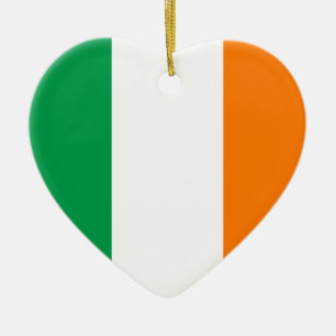 Irland Flag Heart Ornament