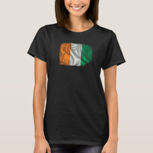 Irland Flag Irish Dublin Belfast Sea Wales Emeral T-Shirt