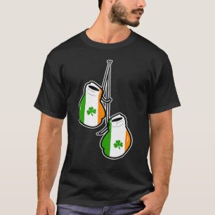 Irland Flag Kleeblatt Irische Boxhandschuhe T-Shirt