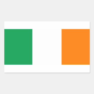 IRLAND FLAG RECHTECKIGER AUFKLEBER