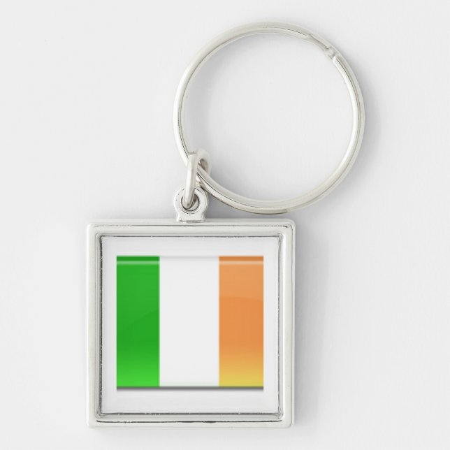 Irland Flag Schlüsselanhänger (Vorne)