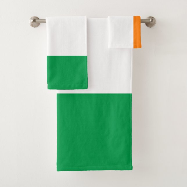 Irland-Flagge Badhandtuch Set (Insitu)