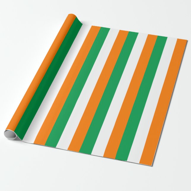 Irland Flagge Geschenkpapier (Ungerollt)