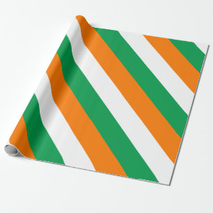 Irland-Flagge Geschenkpapier