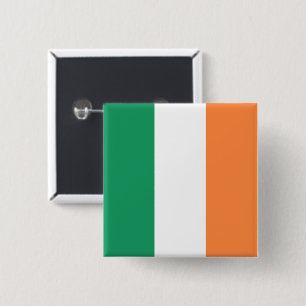 Irland Flagge: Irisches Banner, Freies UK Button