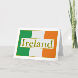 Irland-Flagge Karte