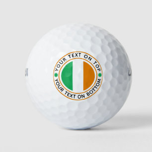 Irland-Flagge Lustiger Irischer Benutzerdefinierte Golfball