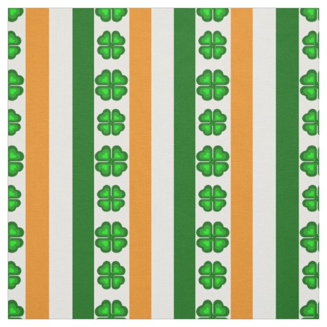 Irland-Flagge/Orange, weißes und Grünes, Stoff (Muster)