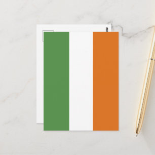 Irland Flagge Postkarte