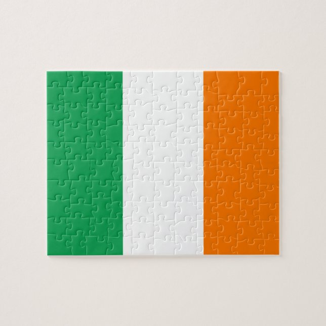 Irland Flagge Puzzle (Horizontal)