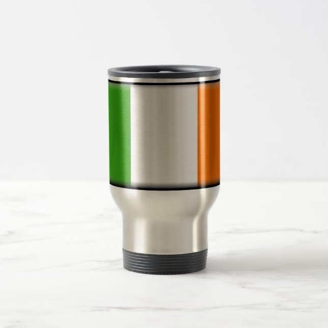 Irland-Flagge Reisebecher (Mittel)