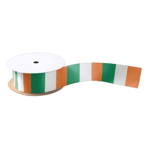 Irland-Flagge Satinband