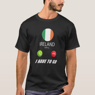 Irland Flagge Souvenir Irland ruft Callin T-Shirt