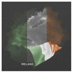 Irland-Flagge Stoff