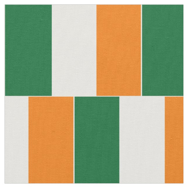 Irland-Flagge Stoff (Nahaufnahme)
