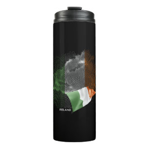 Irland-Flagge Thermosbecher