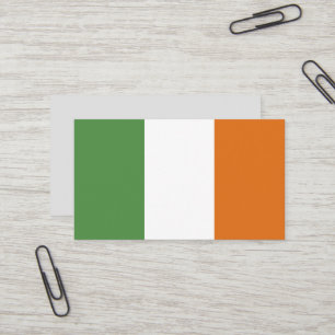 Irland-Flagge Visitenkarte