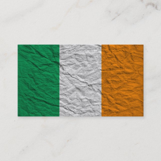 Irland-Flagge Visitenkarte (Vorderseite)