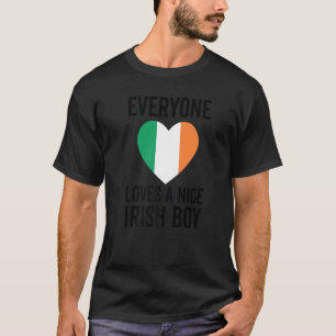 Irland Flaggen Alle Lieben ein Nice Irish Boy T-Shirt