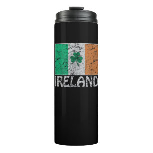 Irland Flaggen Irland irische Flaggen für Männer u Thermosbecher