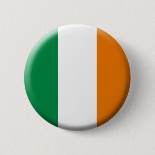 Irland-Flaggen-Knopf Button