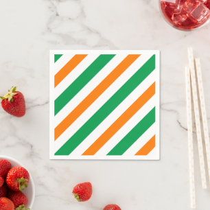 Irland-Flaggenmuster Serviette