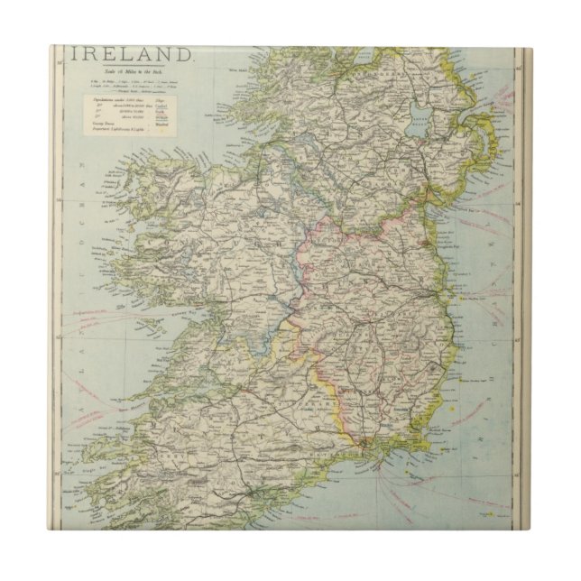 Irland Fliese (Vorderseite)