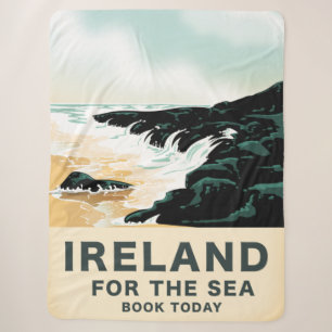 Irland "For Sea" Nautical travel poster Sherpadecke