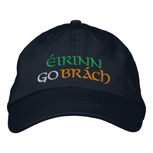 Irland Forever Bestickte Baseballkappe (Vorderseite)