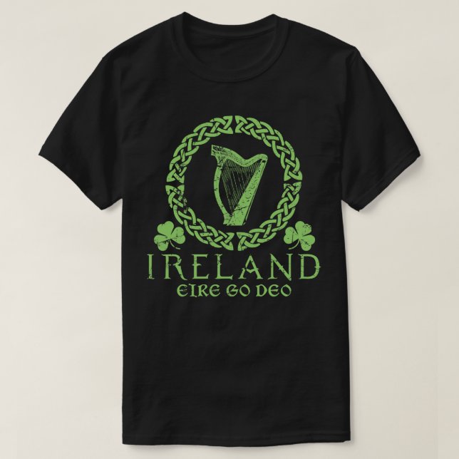 Irland Forever Eire Go Deo T-Shirt (Design vorne)