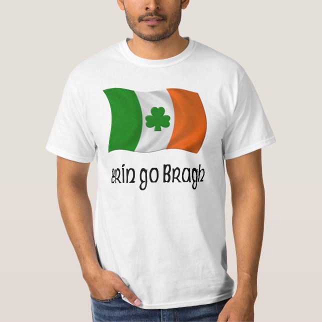 Irland Forever Erin Go Bragh Irish Sprichwort T-Shirt (Vorderseite)